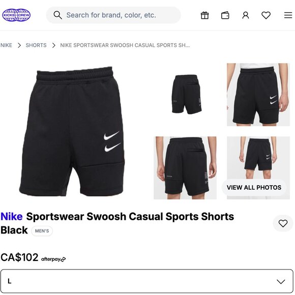 Nike Sportswear Double Swoosh Shorts - Picture 6 of 6